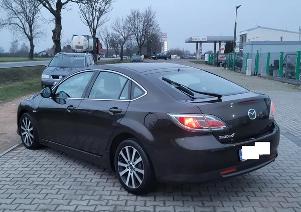 Mazda 6 cena 24990 przebieg: 190000, rok produkcji 2011 z Kutno małe 407